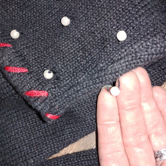 Studio Christmas Cardigan Sweater Petite Women PL Presents, Gifts, Bow - Picture 11 of 16